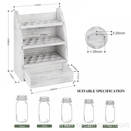 3-Tier Essential Oils Nail Polish Display Rack